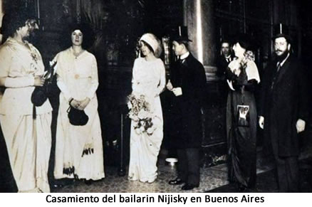 Nijinsky se casa en la iglesia San Miguel Arcángel de Buenos Aires
